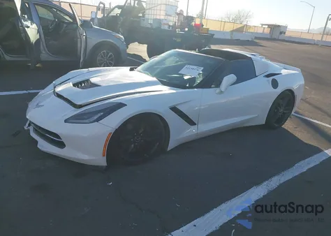 2014 Chevrolet Corvette Stingray Z51 from USA, damaged, VIN 1G1YK2D71E5124099